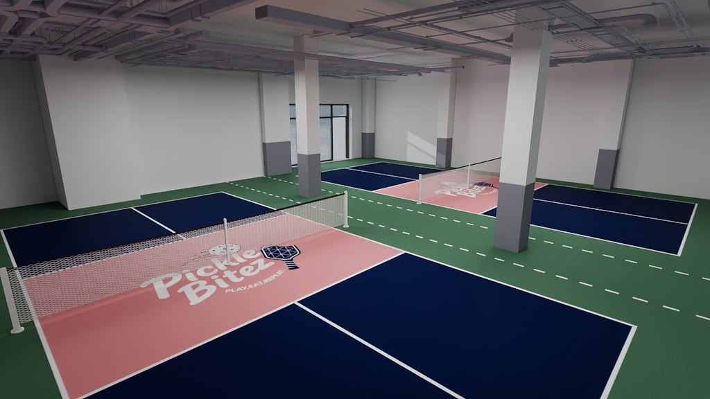 Pickle Bitez indoor pickleball courts